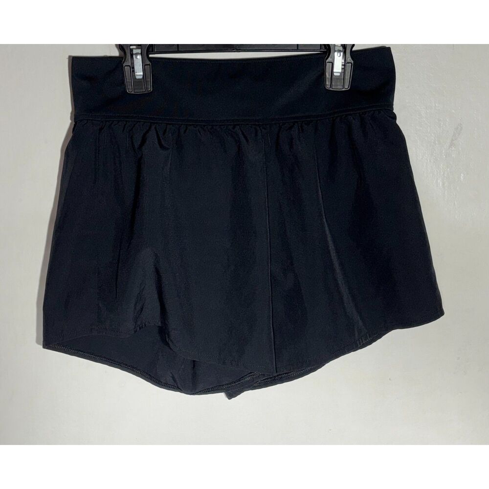 Abercrombie Kids Girls Black Athletic Running Shorts Size 17/18 Lined